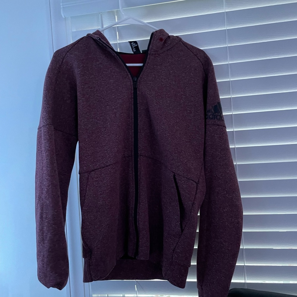 Men’s Maroon Zip Up